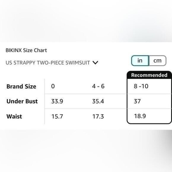 Bikinx Women’s 2 Piece Bikini Small Pink Floral High Waist Underwire Swimsuit - Picture 6 of 6